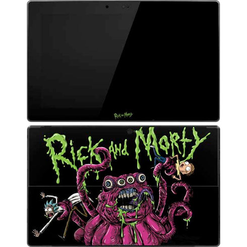 Adult Swim Rick and Morty Tentacle Attack Surface Pro Tablet Skin