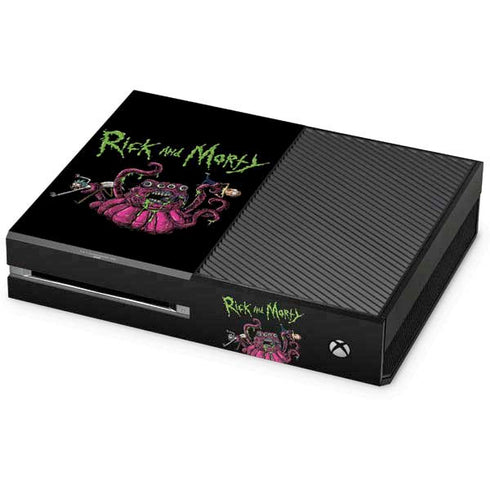 Adult Swim Rick and Morty Tentacle Attack Xbox One Console Skin