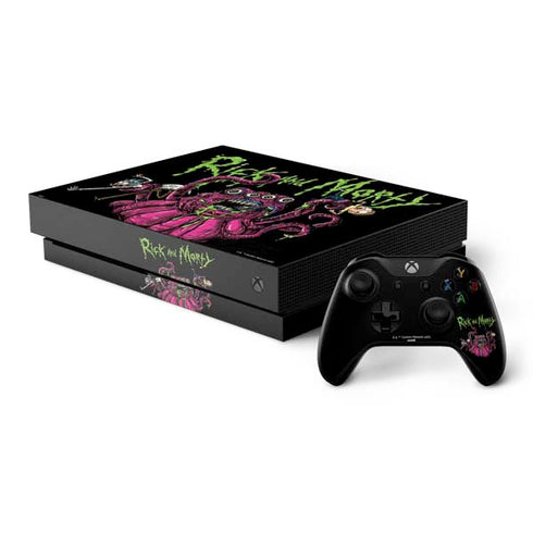 Adult Swim Rick and Morty Tentacle Attack Xbox One X Bundle Skin