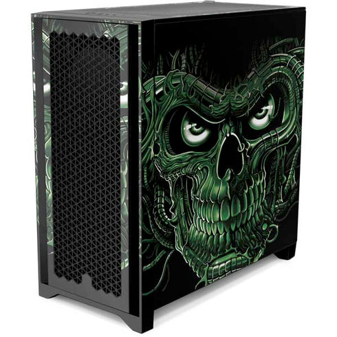 Liquid Blue Terminator Dragon Corsair 4000D Tempered Glass Mid-Tower ATX Case Skin