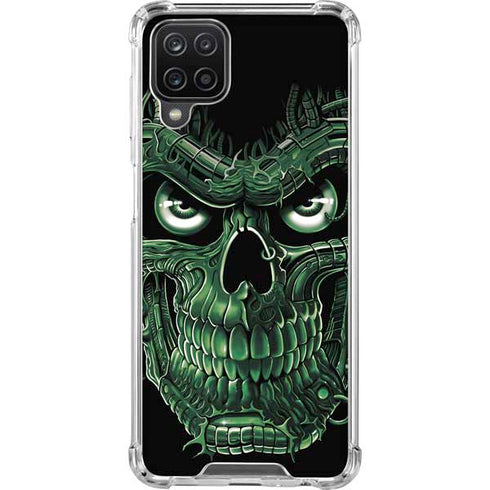 Liquid Blue Terminator Dragon Galaxy A12 Clear Case