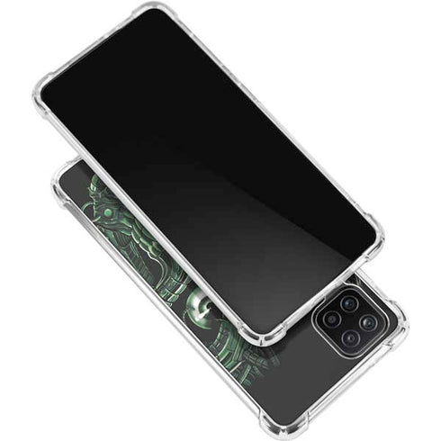 Liquid Blue Terminator Dragon Galaxy A12 Clear Case