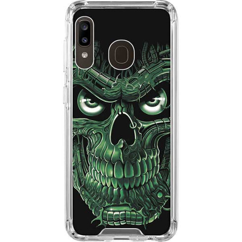 Liquid Blue Terminator Dragon Galaxy A30 Clear Case