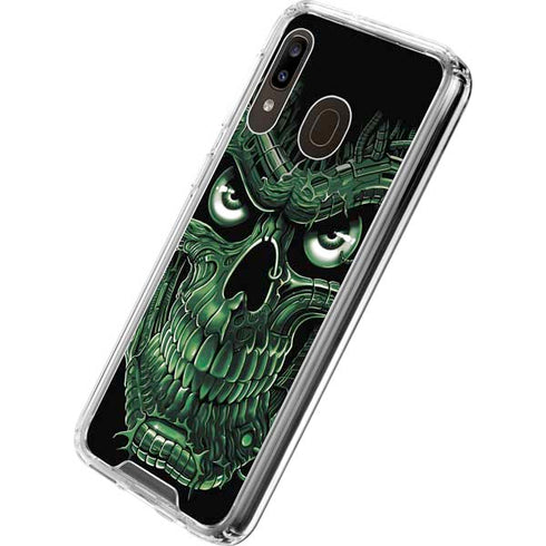 Liquid Blue Terminator Dragon Galaxy A30 Clear Case