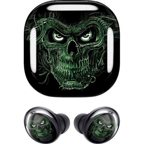 Liquid Blue Terminator Dragon Galaxy Buds Pro Skin