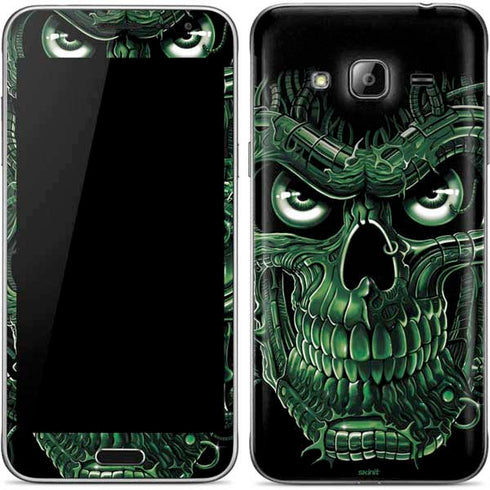 Liquid Blue Terminator Dragon Galaxy J3 Skin