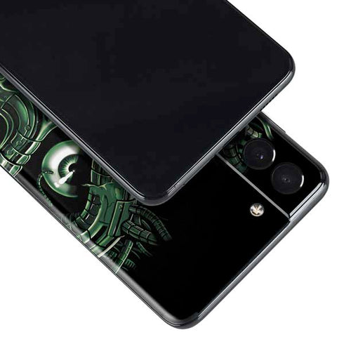 Liquid Blue Terminator Dragon Galaxy S21 Plus 5G Skin