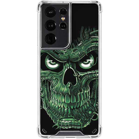 Liquid Blue Terminator Dragon Galaxy S21 Ultra 5G Clear Case