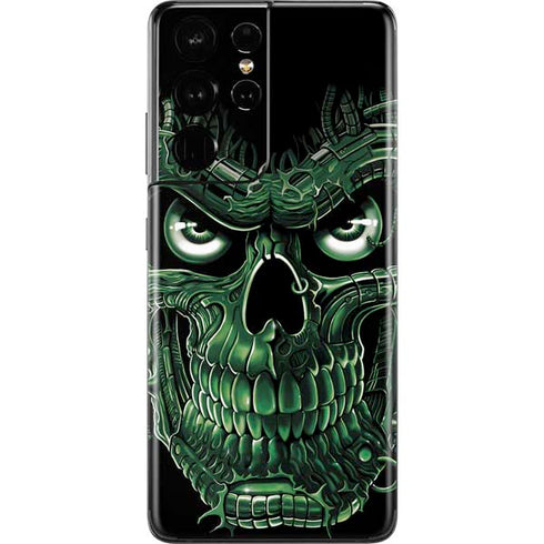 Liquid Blue Terminator Dragon Galaxy S21 Ultra 5G Skin