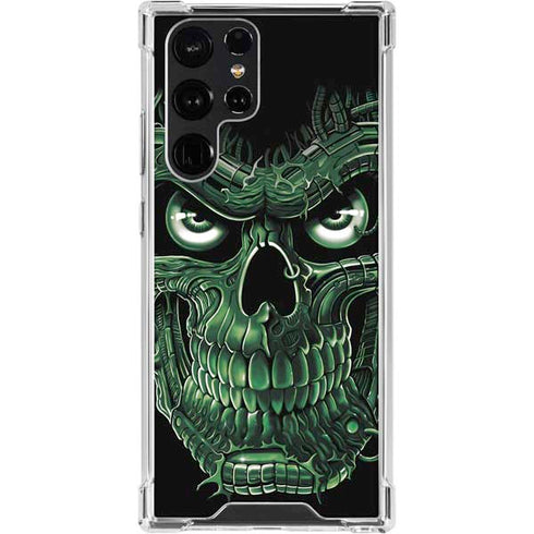 Liquid Blue Terminator Dragon Galaxy S24 Ultra Clear Case