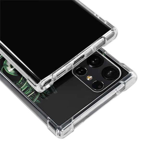 Liquid Blue Terminator Dragon Galaxy S24 Ultra Clear Case