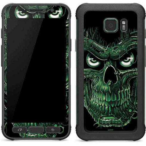 Liquid Blue Terminator Dragon Galaxy S7 Active Skin