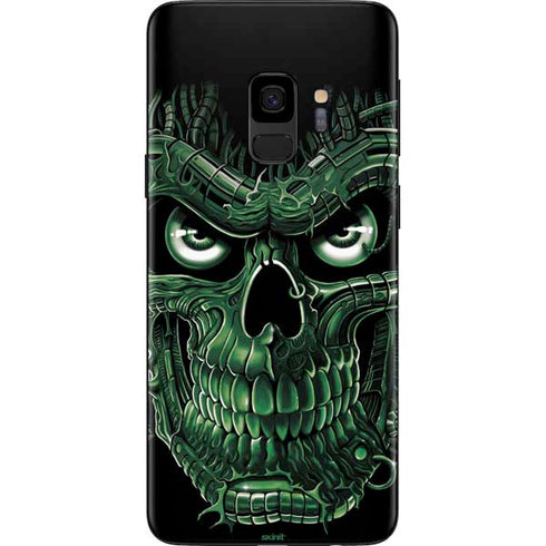 Liquid Blue Terminator Dragon Galaxy S9 Skin