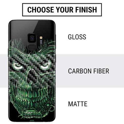 Liquid Blue Terminator Dragon Galaxy S9 Skin