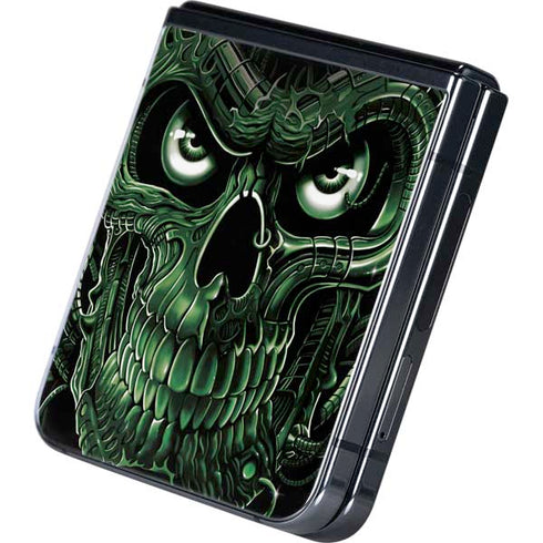 Liquid Blue Terminator Dragon Galaxy Z Flip5 5G Skin