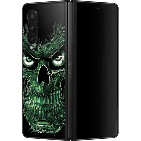 Liquid Blue Terminator Dragon Galaxy Z Fold3 5G Skin