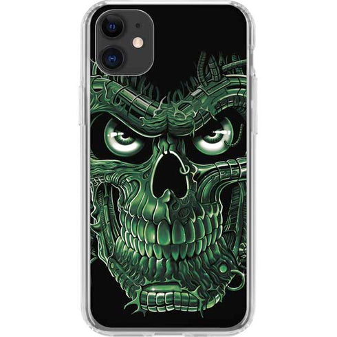 Liquid Blue Terminator Dragon iPhone 11 Clear Case