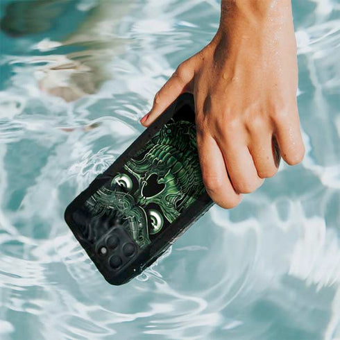 Liquid Blue Terminator Dragon iPhone 11 Pro Waterproof Case