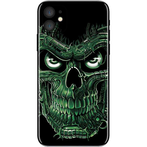 Liquid Blue Terminator Dragon iPhone 11 Skin