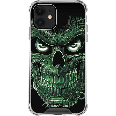 Liquid Blue Terminator Dragon iPhone 12 Clear Case