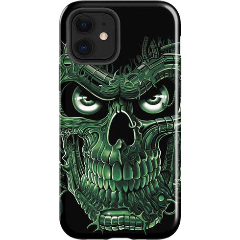 Liquid Blue Terminator Dragon iPhone 12 Impact Case