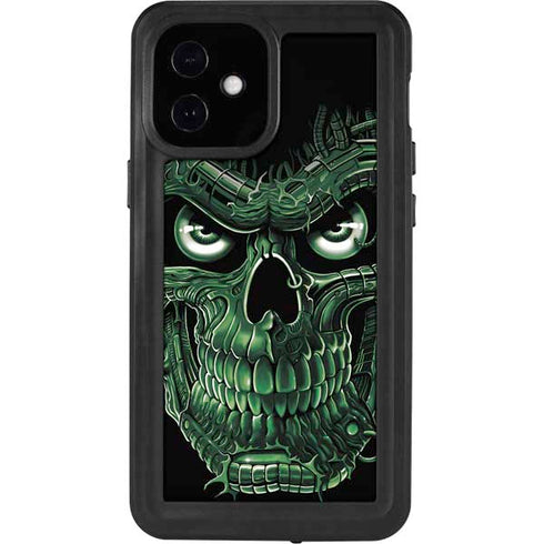 Liquid Blue Terminator Dragon iPhone 12 Mini Waterproof Case