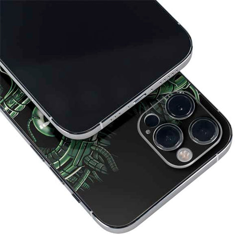Liquid Blue Terminator Dragon iPhone 12 Pro Skin