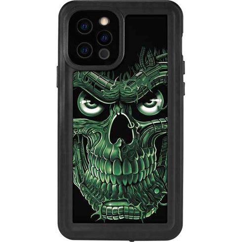 Liquid Blue Terminator Dragon iPhone 12 Pro Waterproof Case