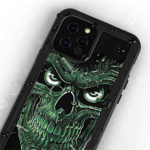 Liquid Blue Terminator Dragon iPhone 12 Pro Waterproof Case