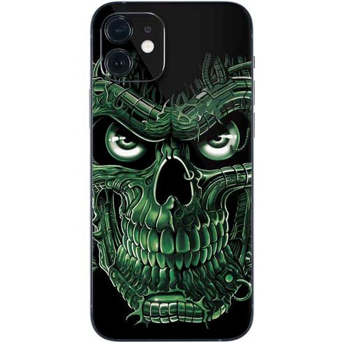 Liquid Blue Terminator Dragon iPhone 12 Skin