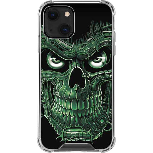 Liquid Blue Terminator Dragon iPhone 13 Mini Clear Case