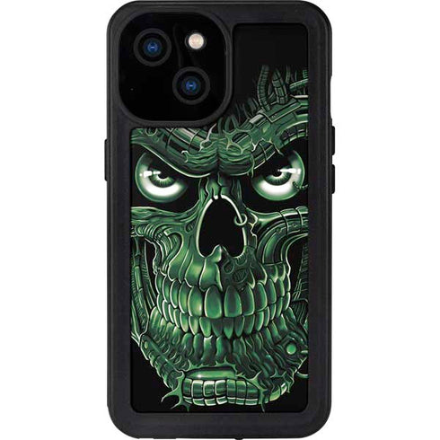 Liquid Blue Terminator Dragon iPhone 13 Mini Waterproof Case