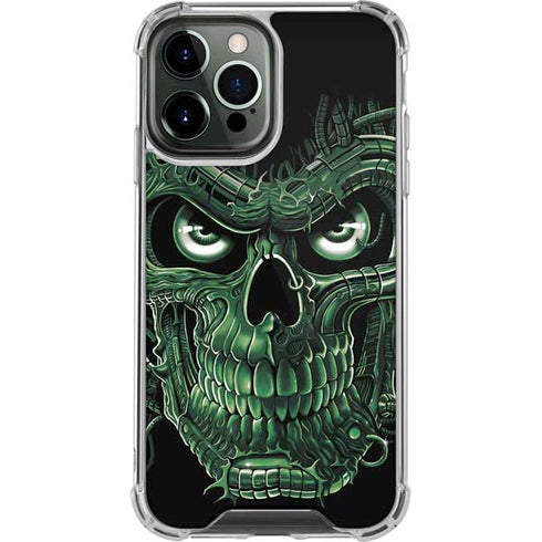 Liquid Blue Terminator Dragon iPhone 13 Pro Max Clear Case