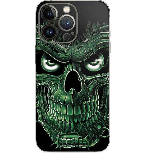 Liquid Blue Terminator Dragon iPhone 13 Pro Skin
