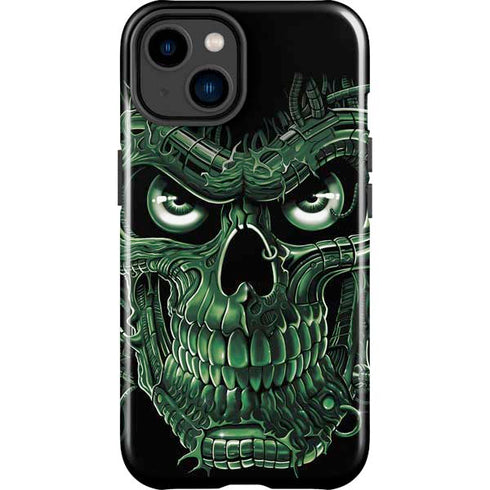 Liquid Blue Terminator Dragon iPhone 14 Plus Impact Case
