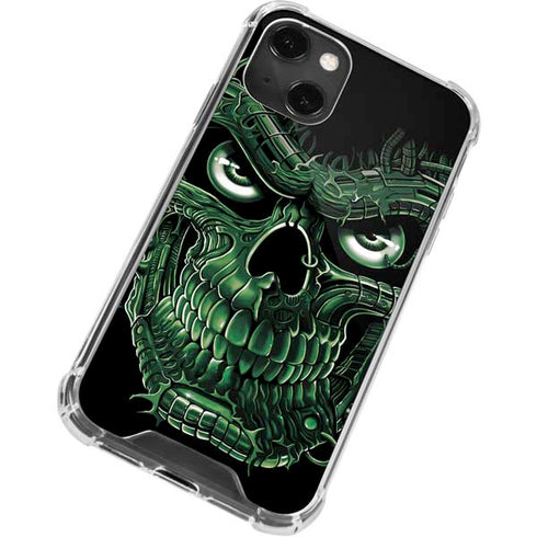 Liquid Blue Terminator Dragon iPhone 14 Plus Clear Case