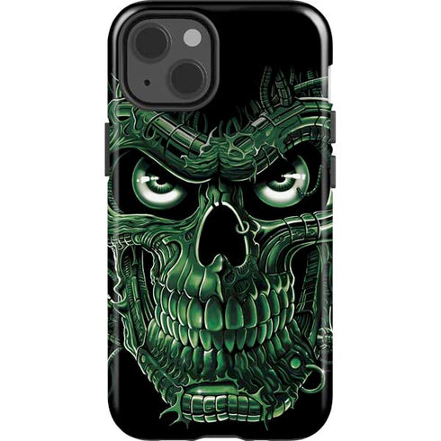 Liquid Blue Terminator Dragon iPhone 15 Impact Case