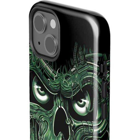 Liquid Blue Terminator Dragon iPhone 15 Impact Case