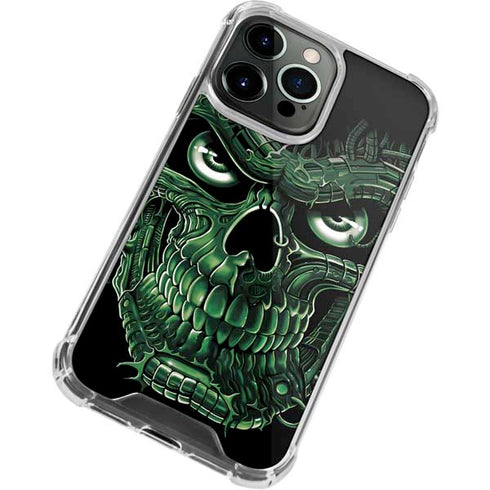 Liquid Blue Terminator Dragon iPhone 15 Pro Clear Case