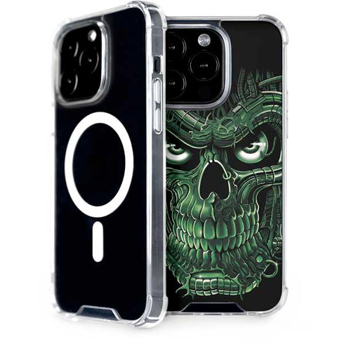 Liquid Blue Terminator Dragon iPhone 15 Pro MagSafe Case