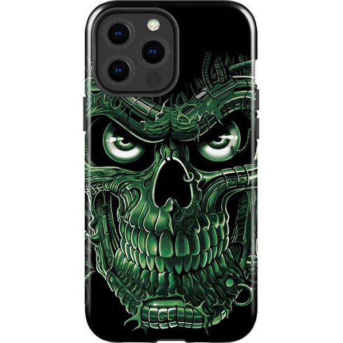 Liquid Blue Terminator Dragon iPhone 15 Pro Max Impact Case