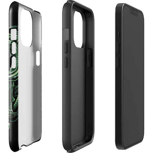 Liquid Blue Terminator Dragon iPhone 14 Pro Max Impact Case