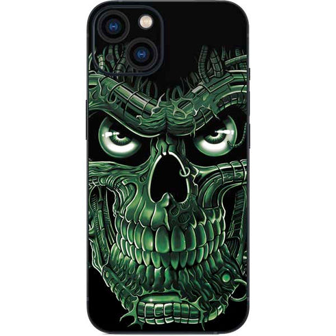 Liquid Blue Terminator Dragon iPhone 14 Skin