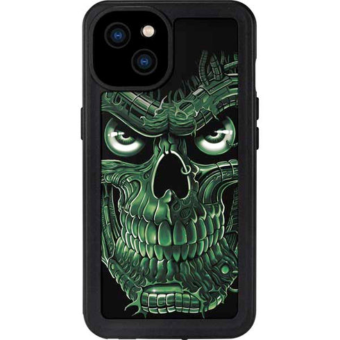 Liquid Blue Terminator Dragon iPhone 15 Plus Waterproof Case