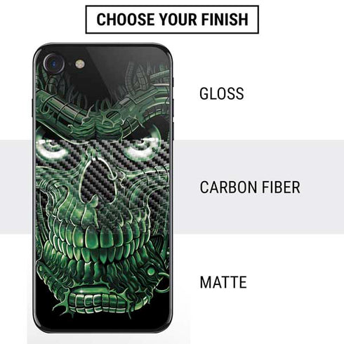 Liquid Blue Terminator Dragon iPhone SE (2nd & 3rd Gen) Skin