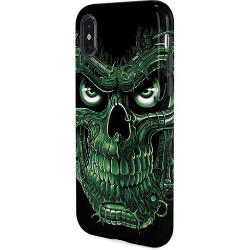 Liquid Blue Terminator Dragon iPhone X Pro Case