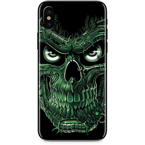 Liquid Blue Terminator Dragon iPhone XS Skin