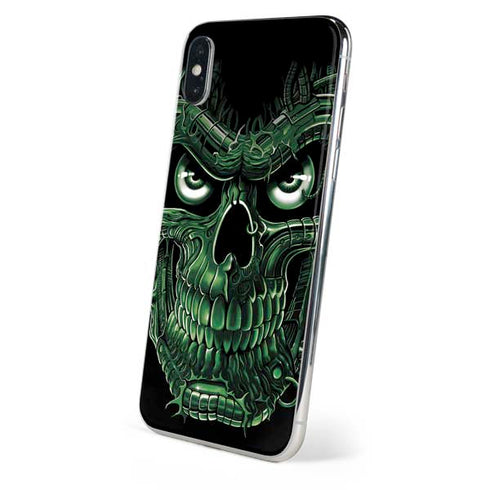 Liquid Blue Terminator Dragon iPhone XS Skin