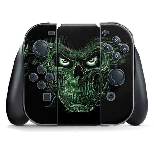 Liquid Blue Terminator Dragon Nintendo Switch (2017-2021) Joy-Con Controller Skin