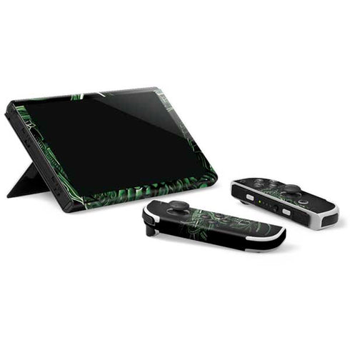 Liquid Blue Terminator Dragon Nintendo Switch OLED (2021) Skin